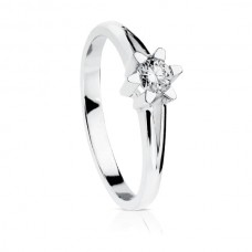 Sortija Oro Blanco y Diamante Sortija Oro Blanco y Diamante