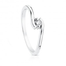 Sortija Oro Blanco y Diamante Sortija Oro Blanco y Diamante