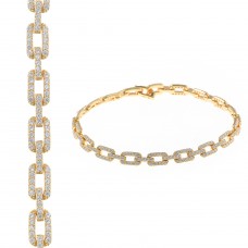 Pulsera Plata y Circonitas