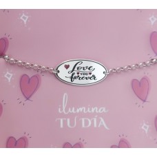 Pulsera Plata Love